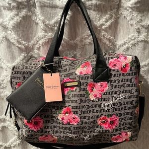 Juicy Couture Floral Travel Bag Tote